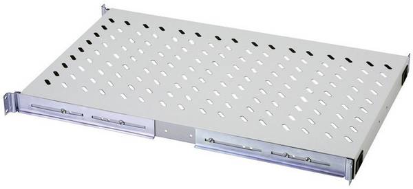 Digitus DN-19 TRAY-1-1000 19 tum  Nätverksskåp-hyllplan  1 U  Fast montering Lämplig för skåpdjup: 1000 mm Grå
