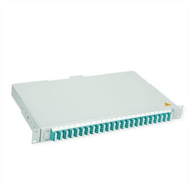 Telegärtner TELEGÄRTNER BASIS V LWL-Panel mit Kupplu    glasfiber 1 U Grå