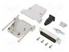 Amphenol L17DTSL25-RG-LJS-T+L717SDB25P D-Sub stiftlist set 180 ° Antal poler: 25 Lödhona 1 st