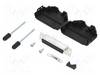 Amphenol L17DPPK25-BK+L77SDB25S D-Sub honkontakt set 180 ° Antal poler: 25 Lödhona 1 st