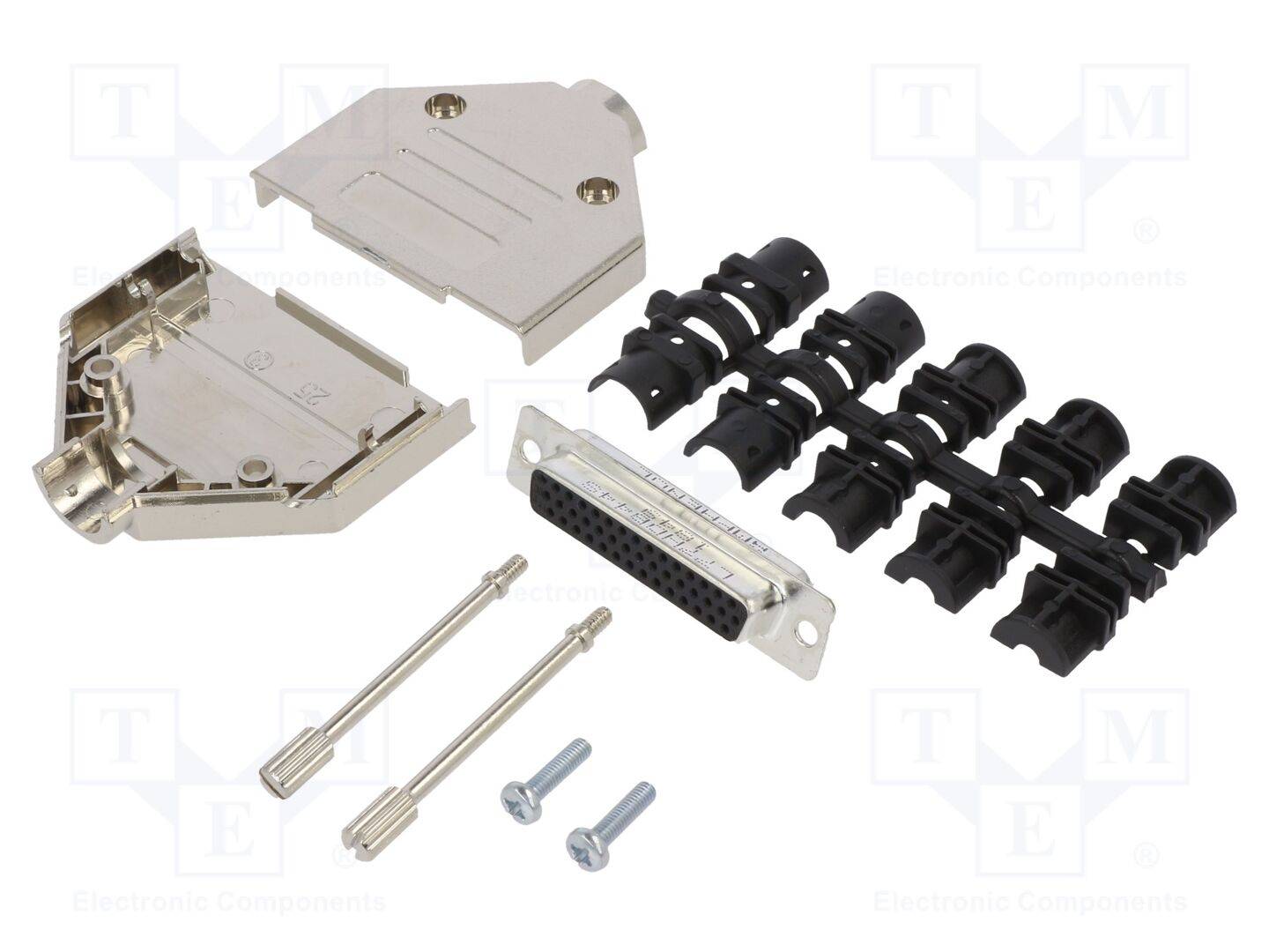 Amphenol L17DTPK-M-25+L77HDB44S D-Sub honkontakt set 180 ° Antal poler: 44 Lödhona 1 st