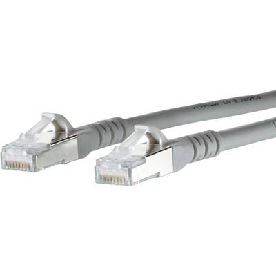 Två grå Ethernet-kablar med RJ45-kontakter.