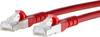 Metz Connect 1308451066-E RJ45 Nätverkkabel, Patchkabel CAT 6A S/FTP 1.00 m Röd med låsskydd 1 st
