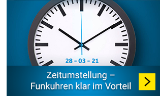 Zeitumstellung – Funkuhren klar im Vorteil