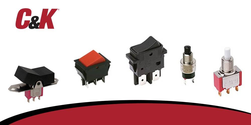 Kvalitní a spolehlivé spínače a konektory? Vyberte si z nabídky C&K Switches