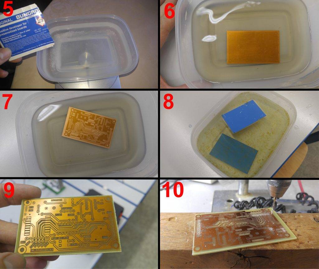 Vyvolání a leptání DPS