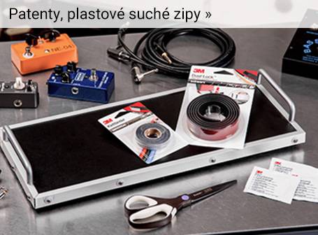 Patenty, plastové suché zipy