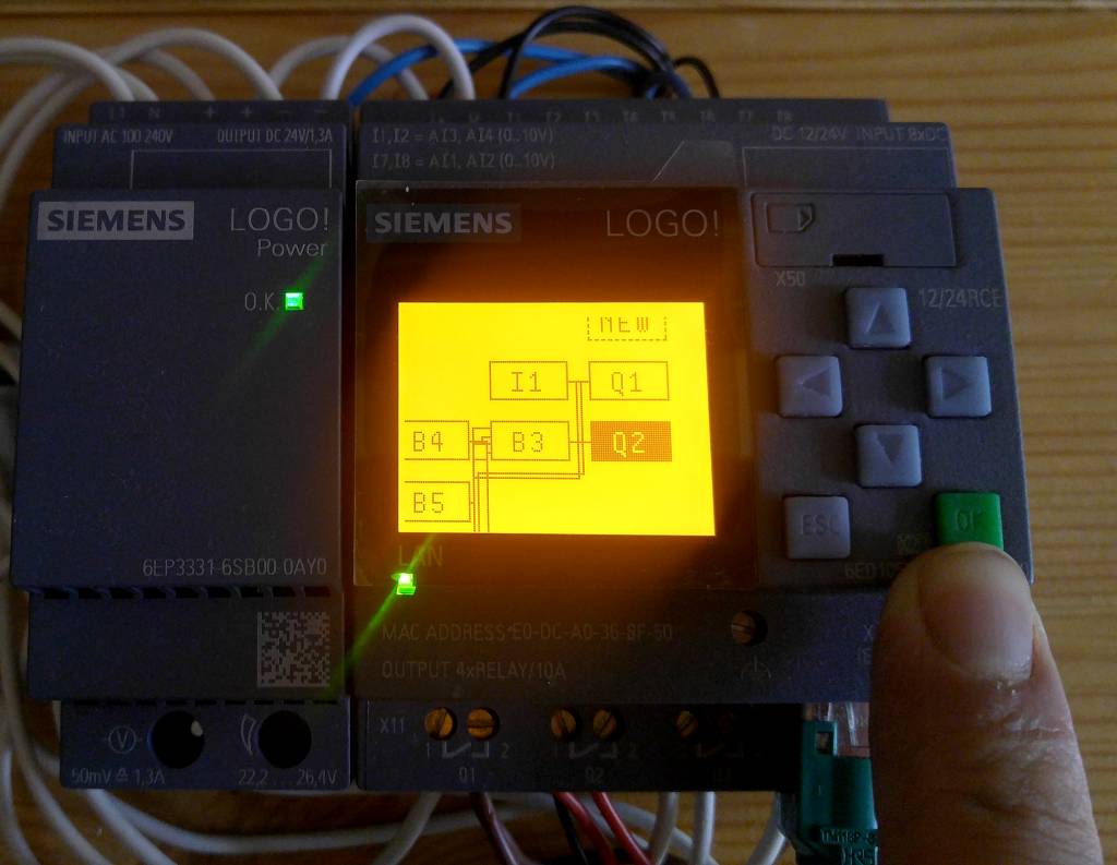 Manuálne programovanie - Siemens LOGO!