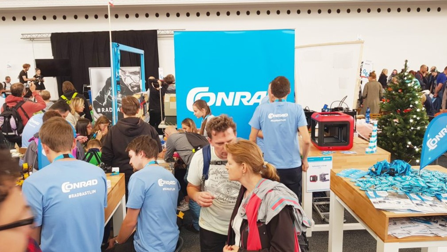Conrad se zúčastnil prvního českého Maker Fairu