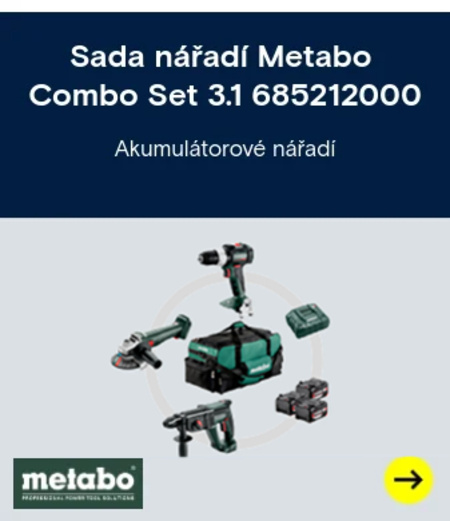 Metabo Combo Set 3.1 685212000 sada nářadí
