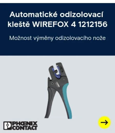 Automatický odstraňovač izolace Phoenix Contact WIREFOX 4