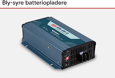 Bly-syre batteriopladere
