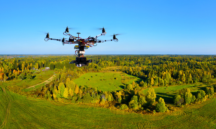 Waldüberwachung mittels Drohnen