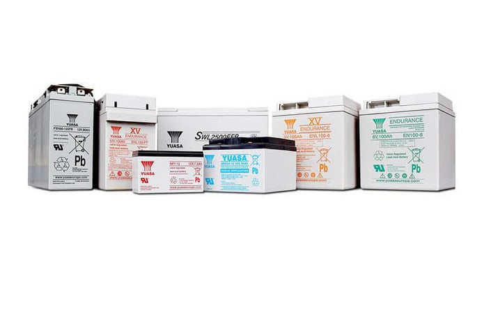 Yuasa Industriebatterien in verschiedenen Ausführungen