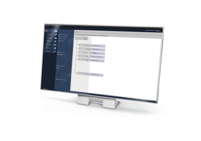 SIMATIC S7-1200 G2  Produktbild mit dunkelblauen Hintergrund