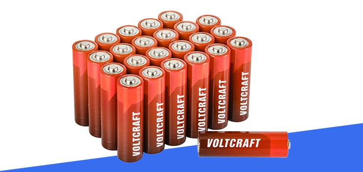 Produktbild zu VOLTCRAFT Industrial LR03 SE Micro-Batterien, 40er