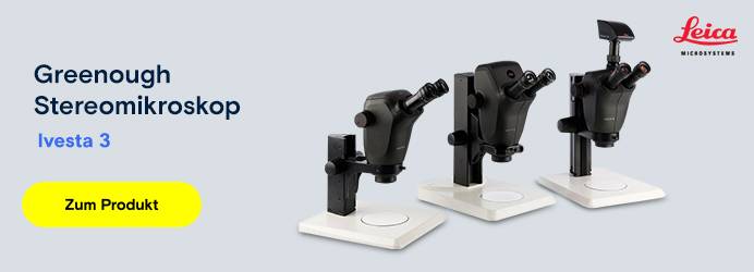 Bild des Leica Ivesta 3 Stereomikroskops in unterschiedlichen Positionen dargestellt