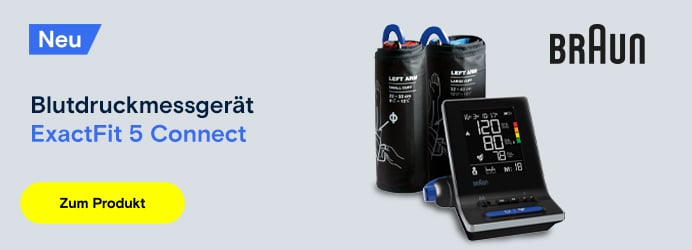 Braun Blutdruckmessgerät Produktbild