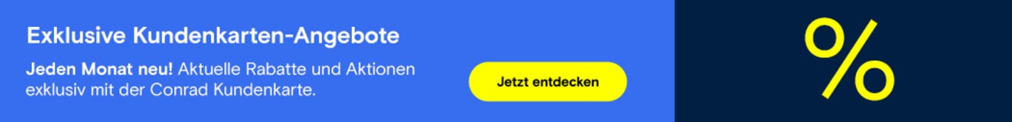 Bild mit Prozentzeichen und Weiterleitung zu den Kundenkarten Angeboten