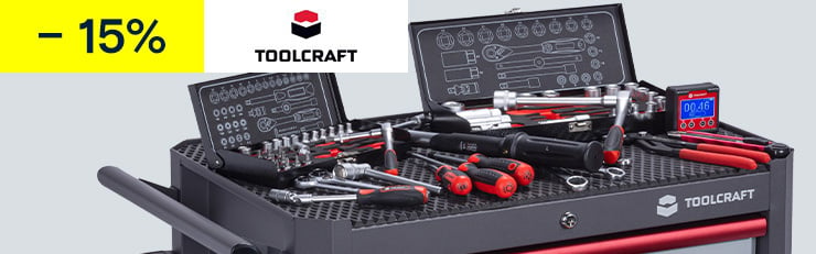 Sparen Sie jetzt 15% auf alle TOOLCRAFT Angebote. Jetzt profitieren →