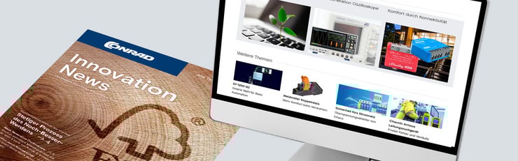 Magazin am Desktop und physisch Innovation News