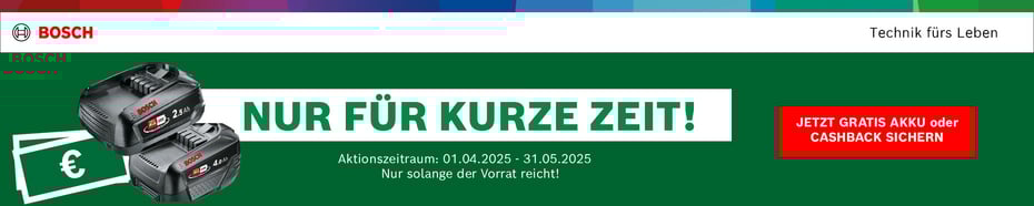 Bosch Cleaning Zubehör Aktion