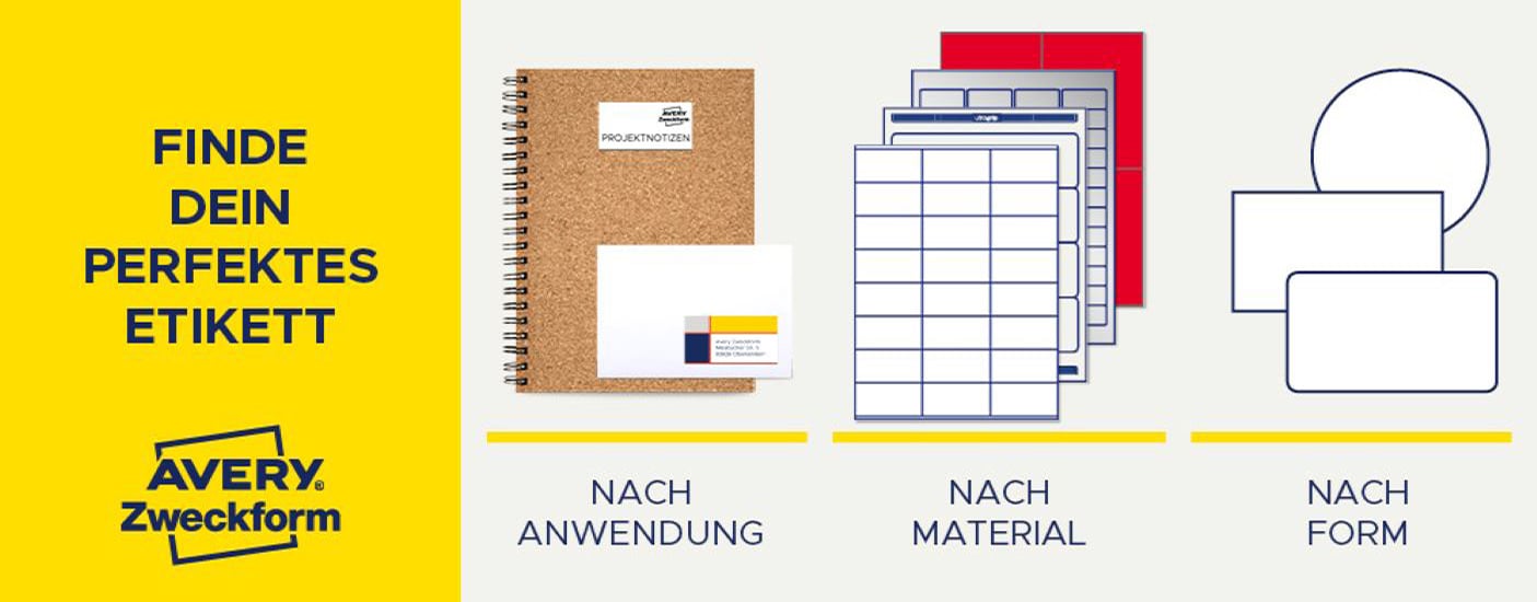 Avery Zweckform - Perfektes Etikett