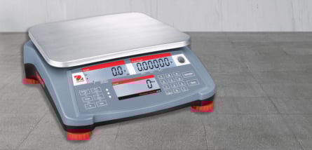 Das Bild zeigt die Waage Ranger 3000 Count von Ohaus. Bei Klick auf das Bild wird der Beitrag  "Präzise Ergebnisse in Sekundenschnelle" aufgerufen.