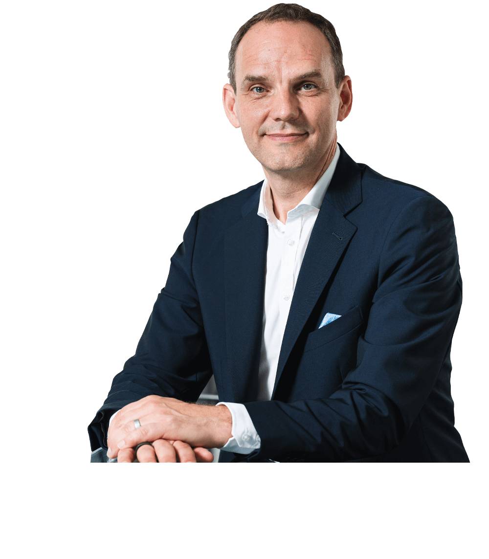 Das Bild zeigt Ralf Bühler, den CEO von Conrad Electronic SE.