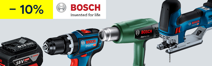 10 % Rabatt auf alle Bosch Marken. Jetzt profitieren →