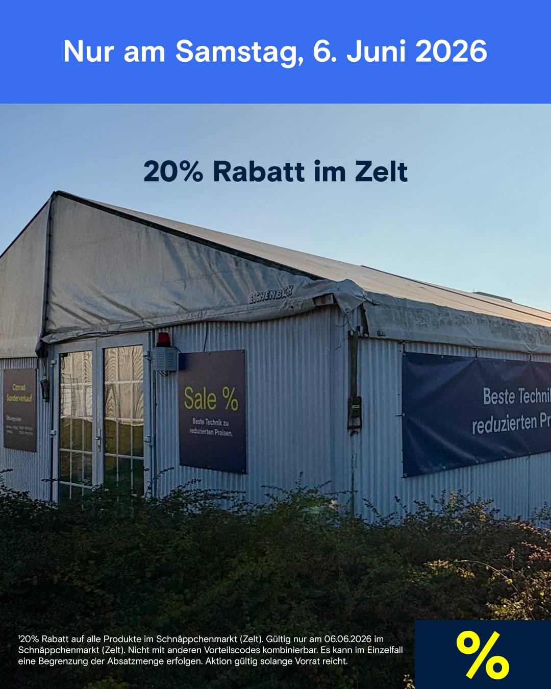 Coupon Samstag
