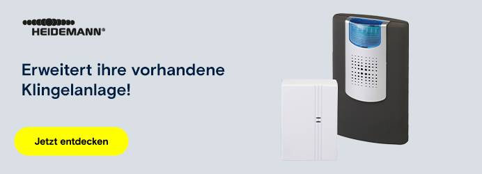 Produktbild des Heidemann Funkklingel Komplett-Sets