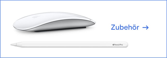 Bild der Apple Magic Mouse und des Apple Pencil