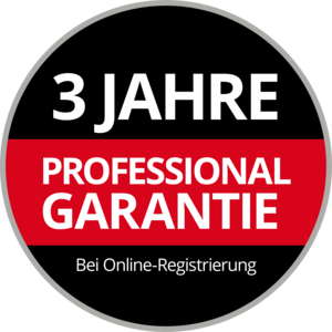 Einhell 3 Jahre PROFESSIONAL Garantie Logo