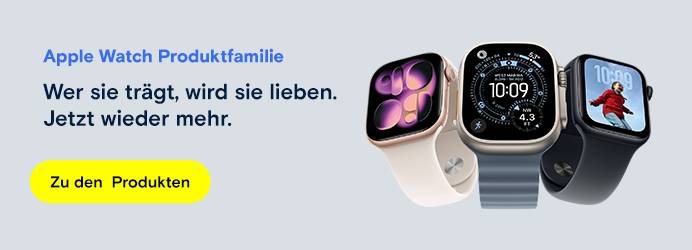 Apple Watch Produktfamilie. Jetzt zu den Produkten