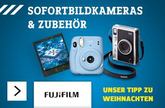 Fujifilm Sofortbildkamera + Zubehör
