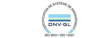 Platinum Label certification ISO 9001- ISO 14001