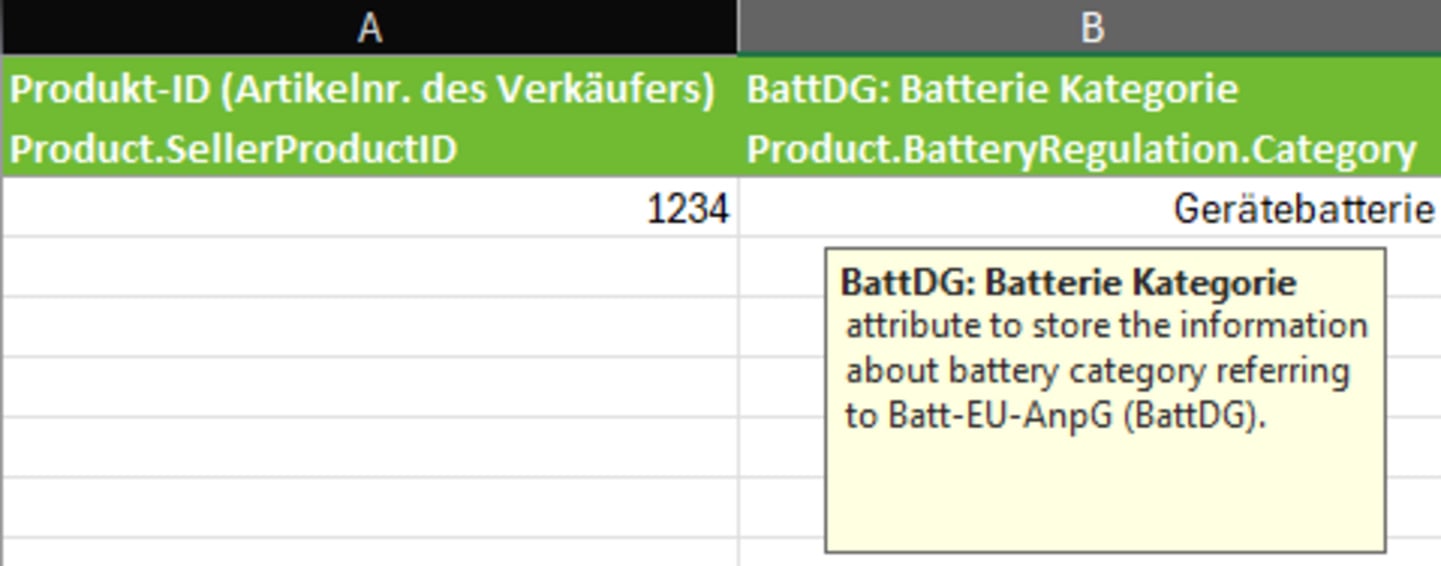 Screenshot Ansicht Mirakl Template