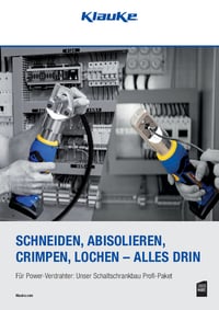 Titel Abbildung der PDF Broschüre "Schaltschrankbau"