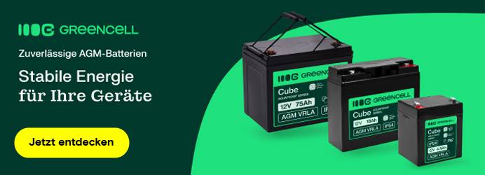 Greencell - Stabile Energie für Ihre Geräte