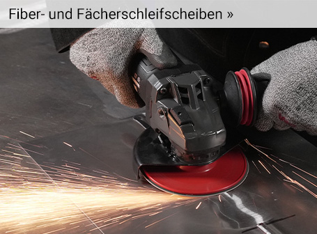 Fiber- und Fächerschleifscheiben