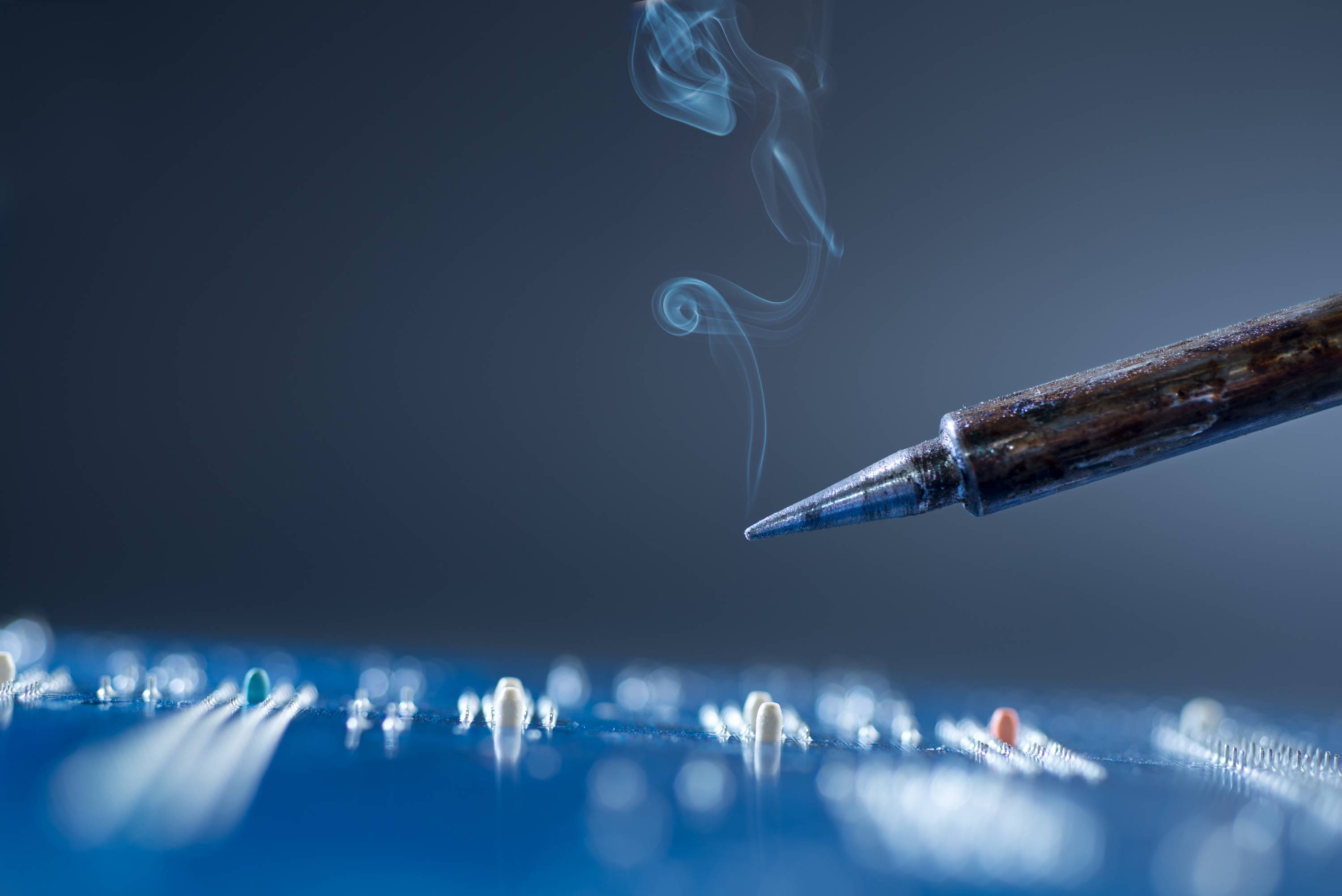 Flussmittel kann beim Lötvorgang verdampfen