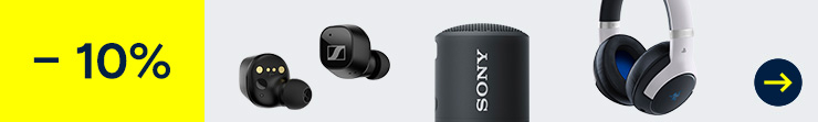 10% Rabatt auf alle Kopfhörer und Bluetooth Lautsprecher →