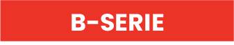 Eine rote Schaltfläche mit dem Text "B-SERIE" 