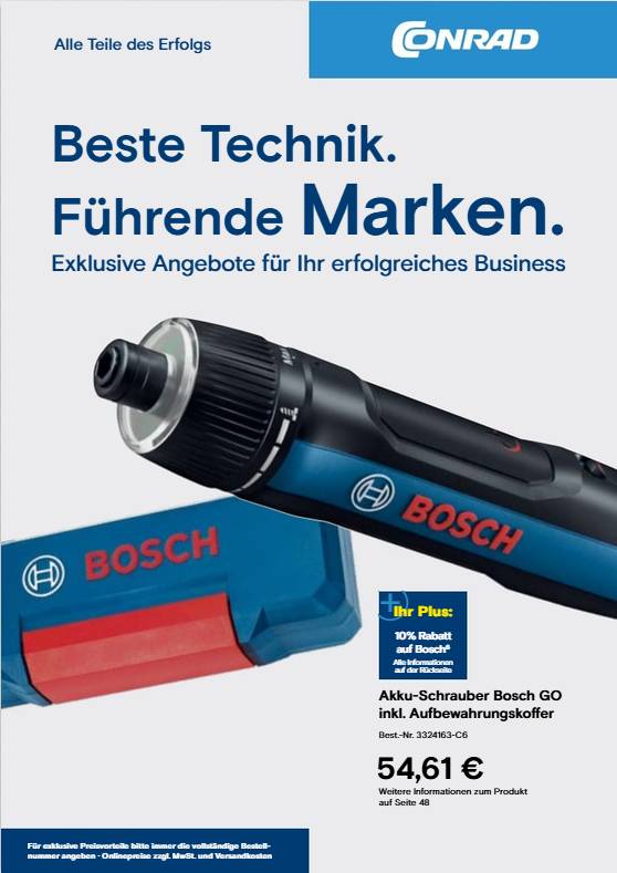 Der Link führt zum aktuellen Katalog - Beste Technik