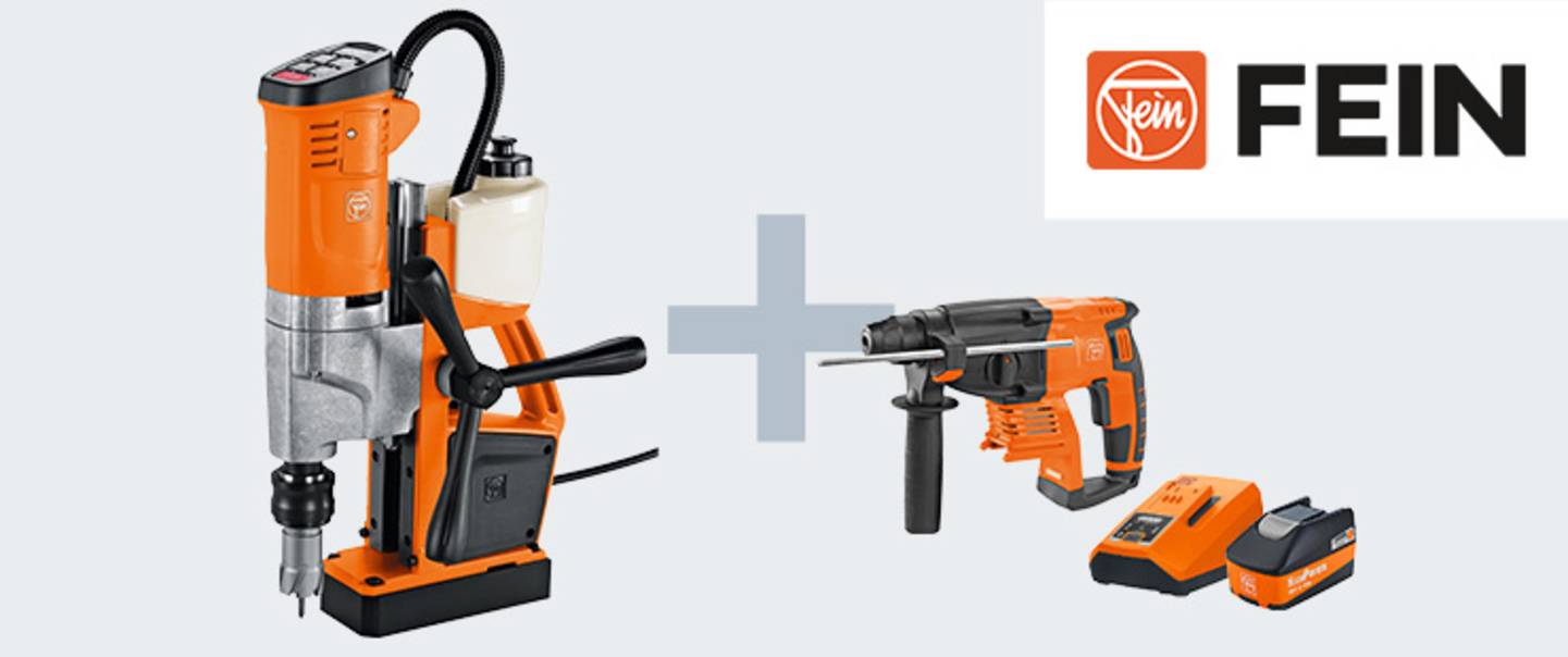 Akku-Bohrhammer mit Akku-Pack und Ladegerät gratis sichern →