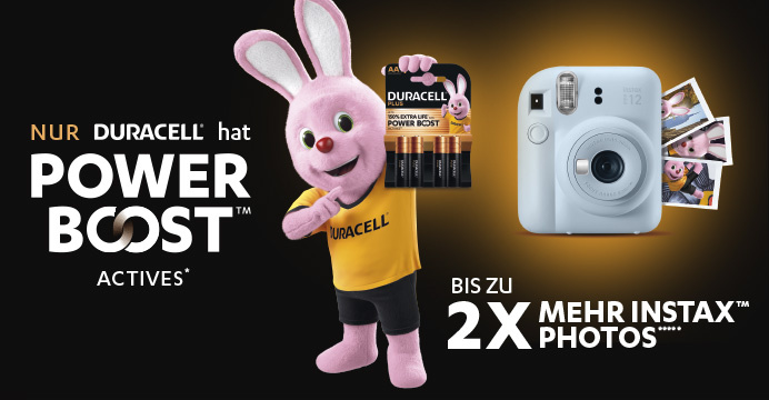 Nur Duracell hat Power Boost Actives