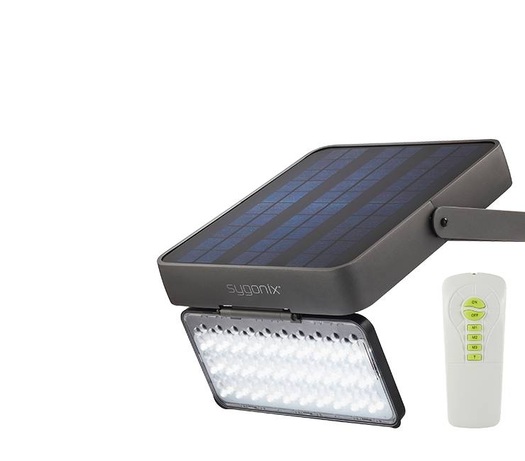 Sygonix - Solar-Wandstrahler mit Bewegungsmelder →