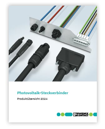 Katalog Photovoltaik-Steckverbinder