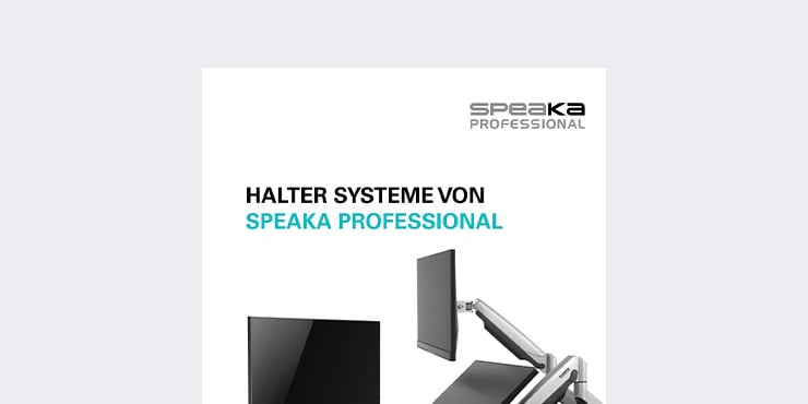 Halter Systeme von Speaka Professional →